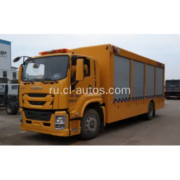 Isuzu 4x2 6 Колесо обслуживание грузовики мобильная мастерская сервисная мастерская с гидравлическим хвостом
